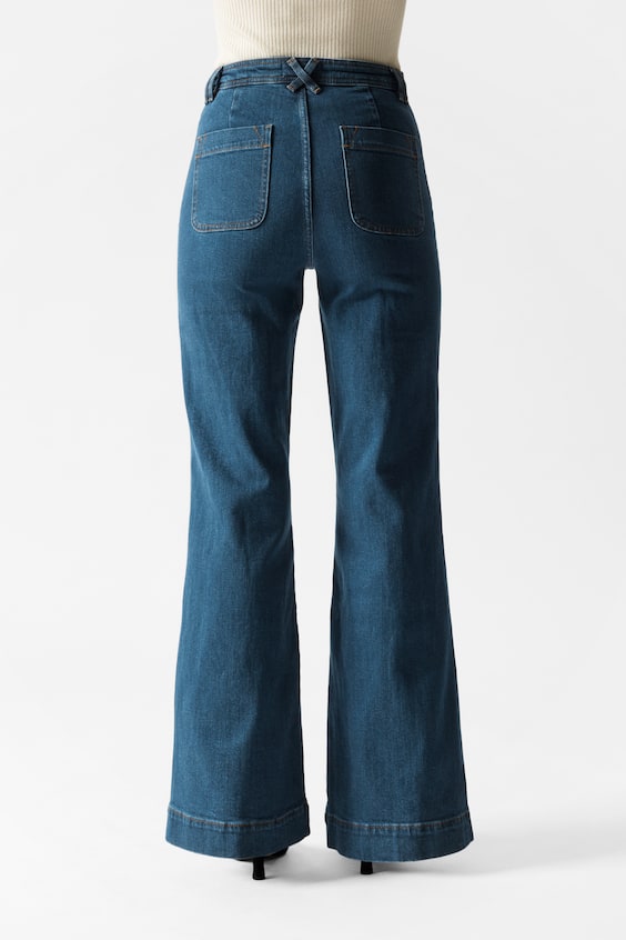 HM Bootcut-Jeans mit aufgesetzter Tasche Letzte 2 Tage