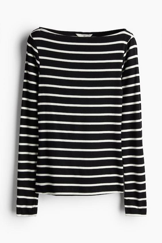 HM Shirt mit U-Boot-Ausschnitt Fabrikladen