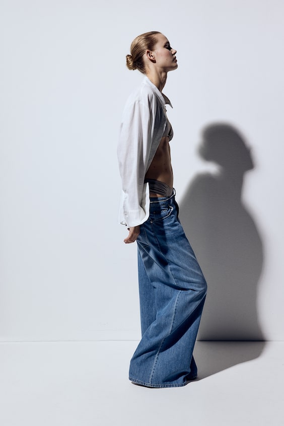 HM Baggy Wide Low Jeans Angebote