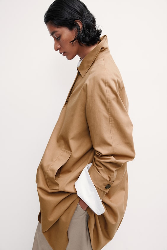 HM Car Coat aus Twill im Angebot