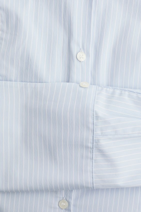 HM Taillierte Bluse mit Schulterpolstern Schlussverkauf