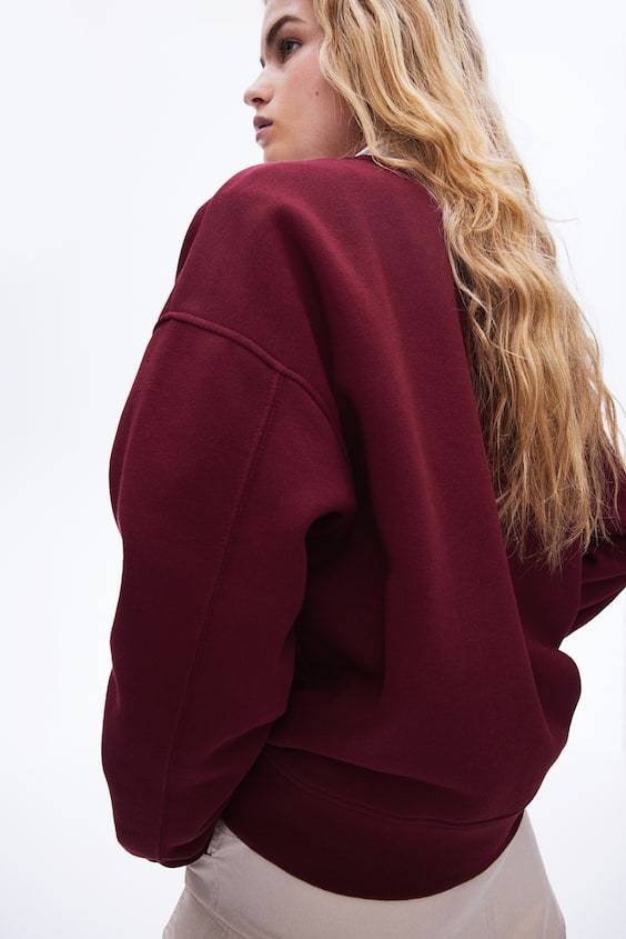 HM Oversized Sweatshirt mit Motiv Versandkostenfrei