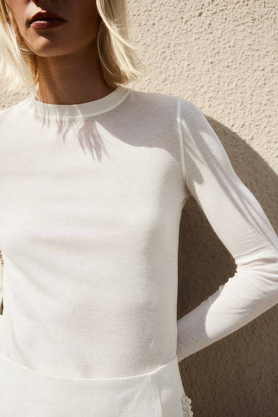 HM Jerseyshirt aus Pima-Baumwolle Begrenztes Angebot