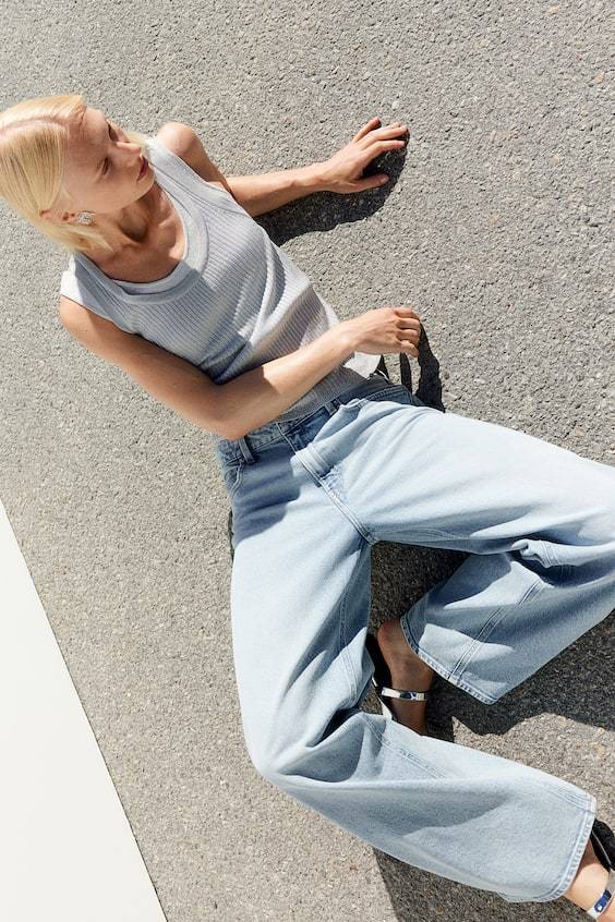 HM Wide jeans Online Shopping