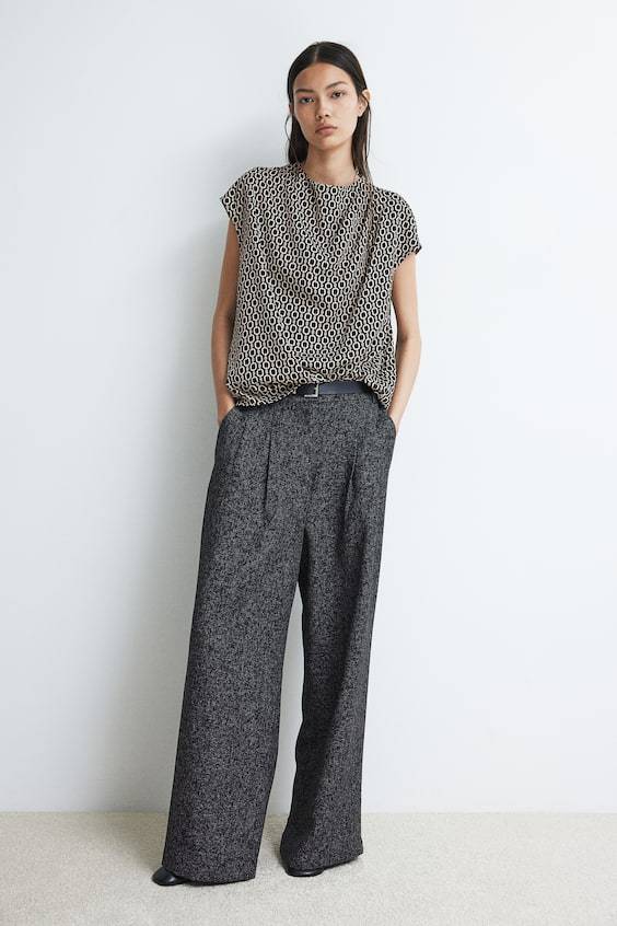 HM Draped blouse Cyber Monday