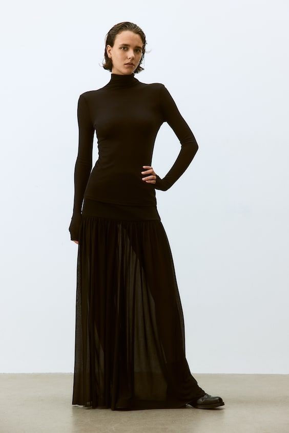HM Shirt mit Turtleneck aus Pima-Baumwolle Valentinstagsangebot