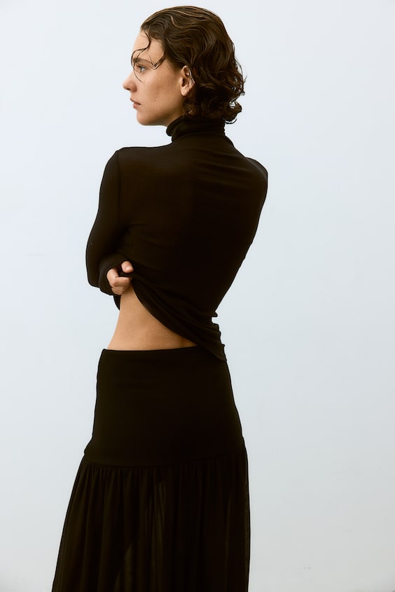 HM Shirt mit Turtleneck aus Pima-Baumwolle Valentinstagsangebot