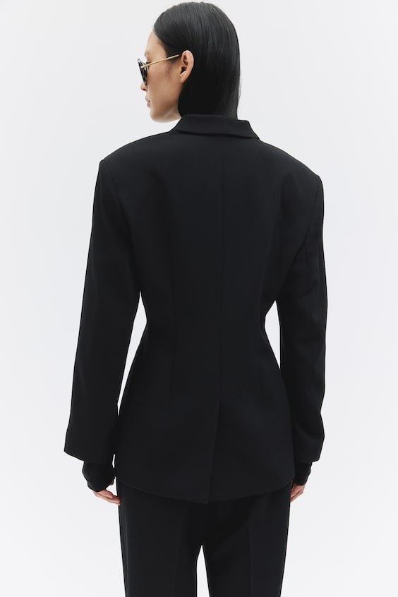 HM Zweireihiger Sanduhr-Blazer Jubiläumsangebot