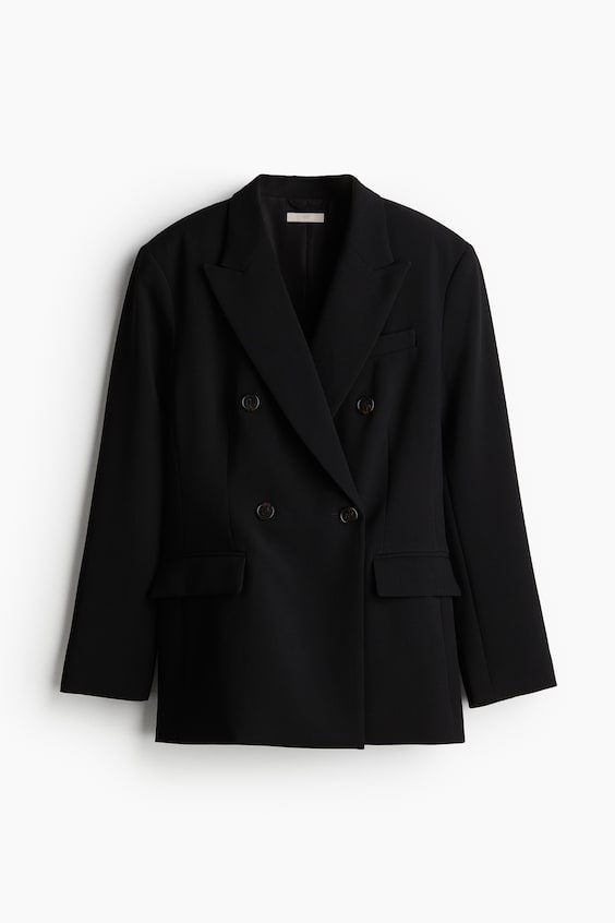 HM Zweireihiger Sanduhr-Blazer Jubiläumsangebot