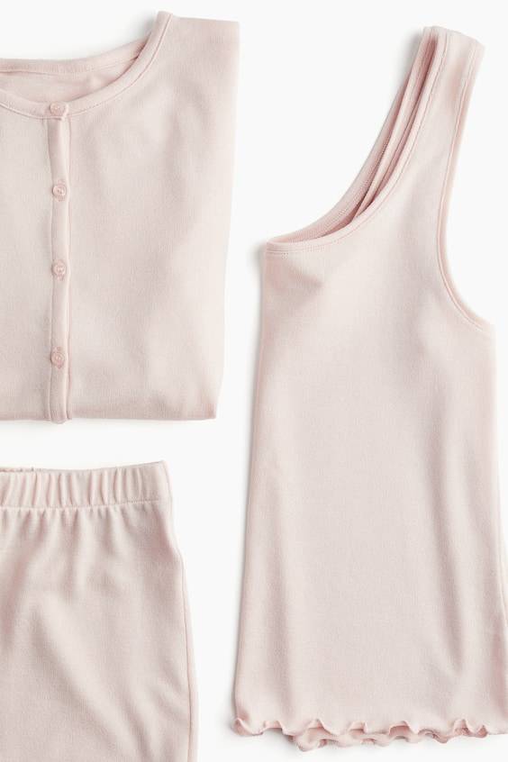 HM 3-teiliges Pyjama-Set Top Angebot