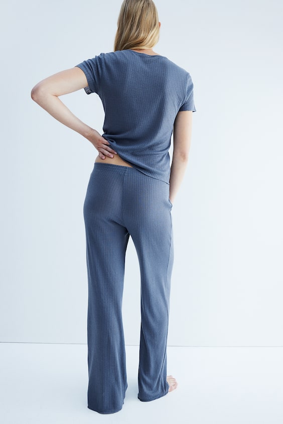 HM Gerippter Pyjama Räumungsverkauf