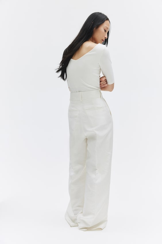HM V-neck jersey top Kostenlose Rückgabe