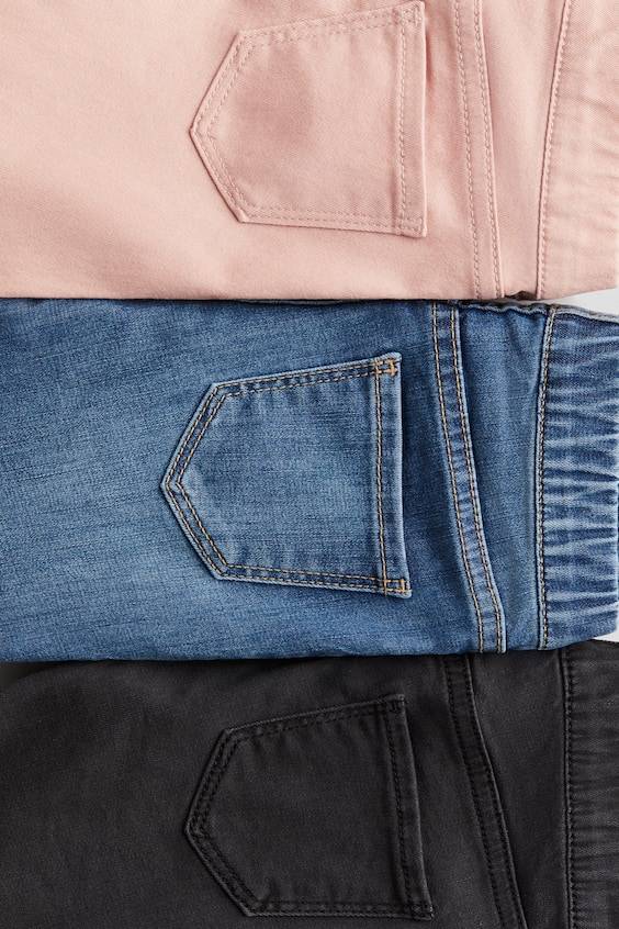 HM 3er-Pack Denimjeggings Letzte 3 Tage
