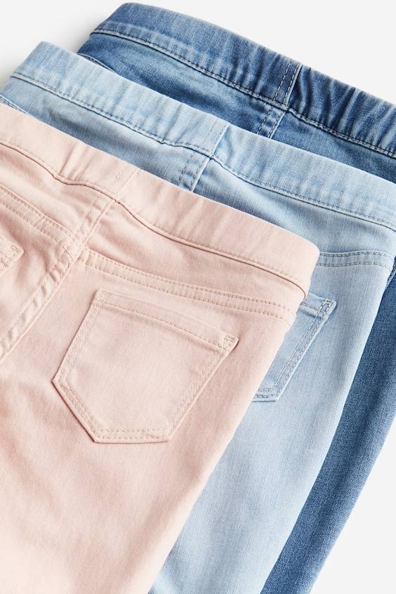 HM 3er-Pack Denimjeggings Online
