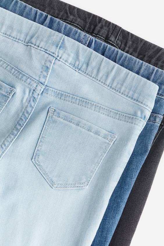 HM 3er-Pack Denimjeggings Versandkostenfrei