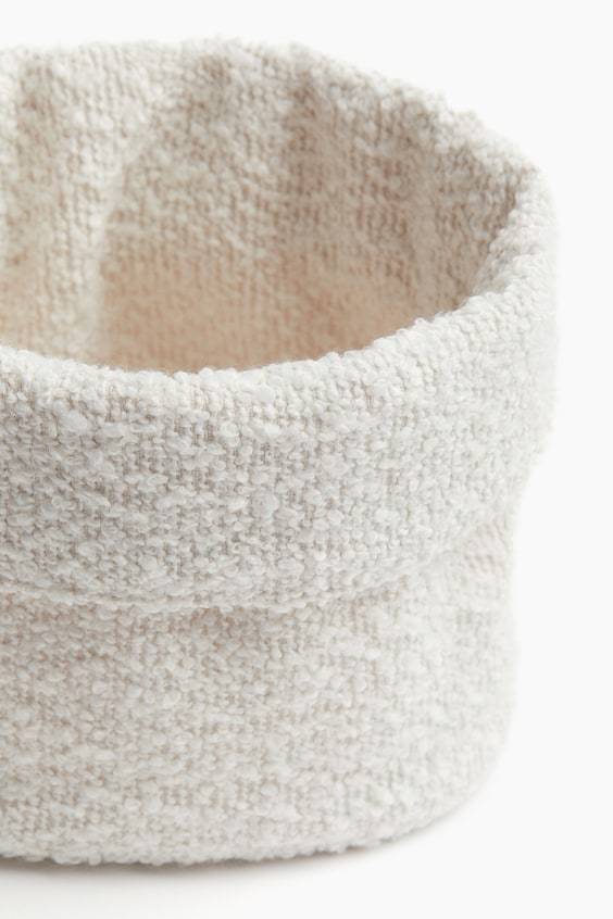 HM Kleiner Aufbewahrungskorb aus Bouclé Saisonschlussverkauf
