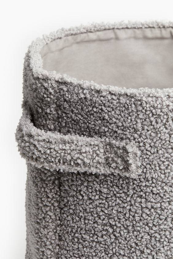 HM Aufbewahrungskorb aus Teddyfleece Riesige Ersparnisse