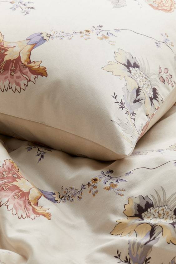 HM Baumwollsatin-Bettwäsche für Einzelbett zollfrei