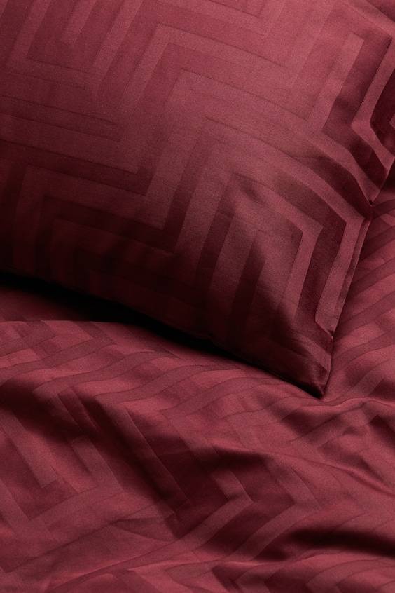 HM Baumwollsatin-Bettwäsche für Einzelbett Auslauf