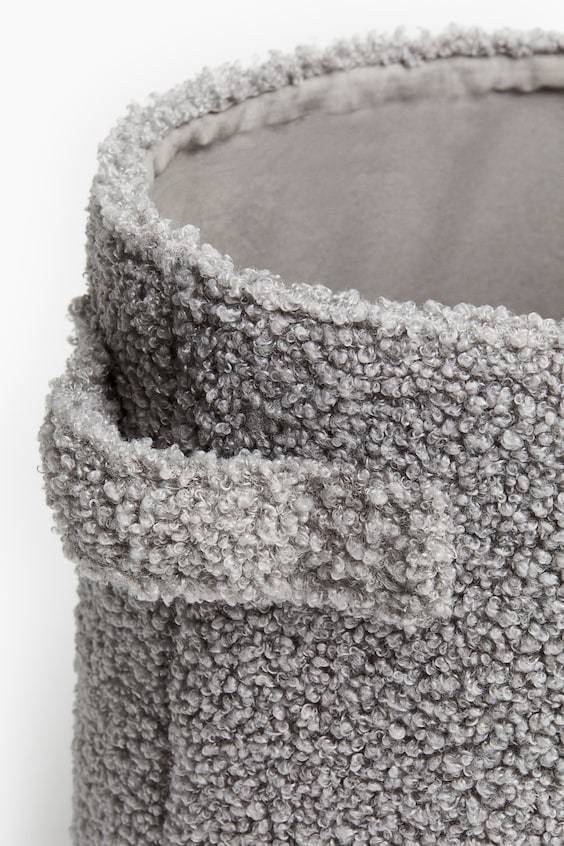 HM Kleiner Aufbewahrungskorb aus Teddyfleece Flash Sale