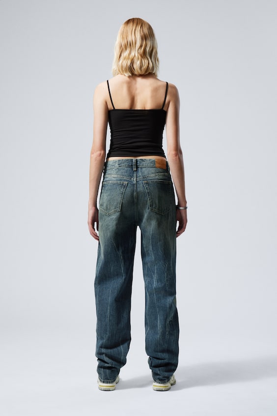 HM Locker geschnittene Jeans Galaxy JETZT KAUFEN