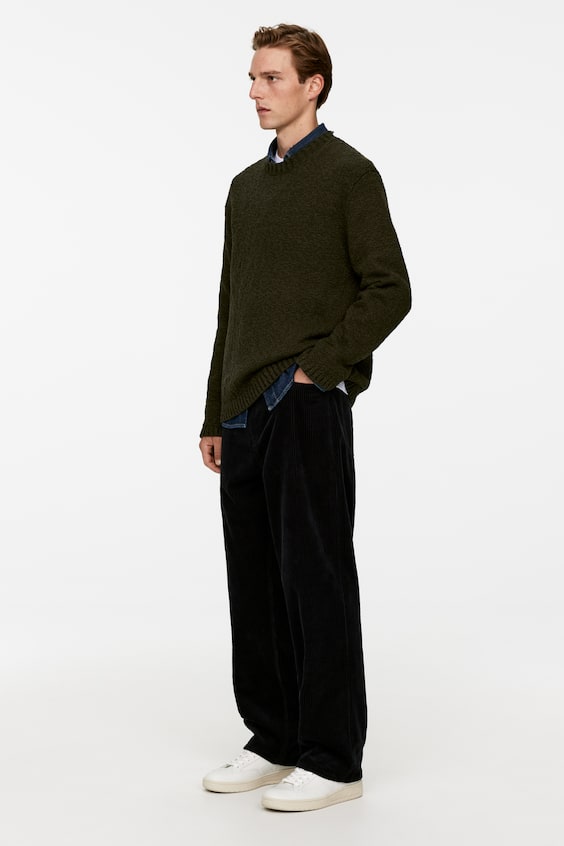 HM Bändchengarn-Pullover Bis zu 50% Rabatt
