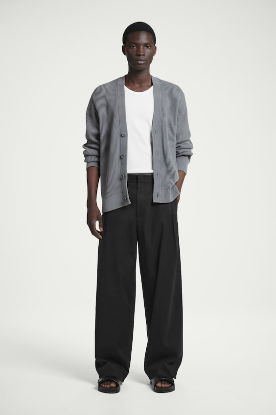 HM BAUMWOLL-STRICKJACKE MIT ACID-WASCHUNG Bis zu 55% Rabatt