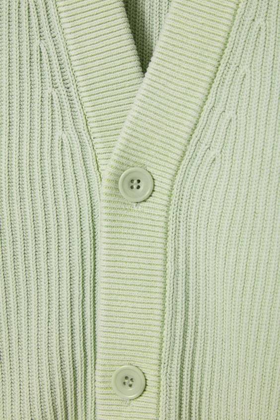 HM BAUMWOLL-STRICKJACKE MIT ACID-WASCHUNG Discount Store für neue Produkte