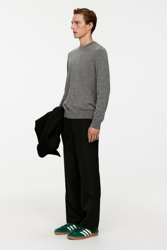 HM Feinstrickpullover aus Merinowolle Nur noch ein Tag übrig