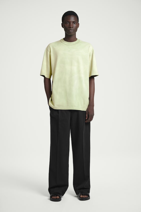 HM OVERSIZED-T-SHIRT MIT ACID-WASCHUNG 50% Rabatt mit kostenlosem Versand