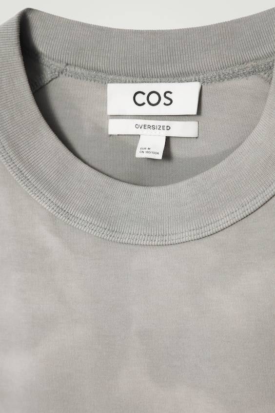 HM OVERSIZED-T-SHIRT MIT ACID-WASCHUNG Clearance-Verkauf