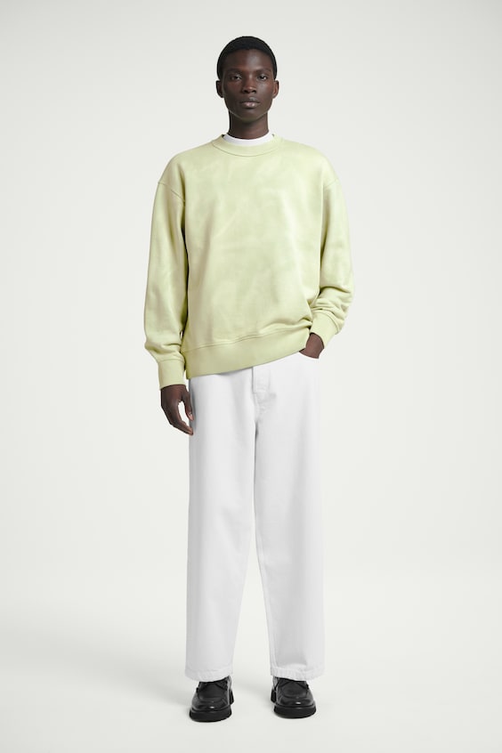 HM SWEATSHIRT MIT ACID-WASCHUNG Kostenloser Versand international
