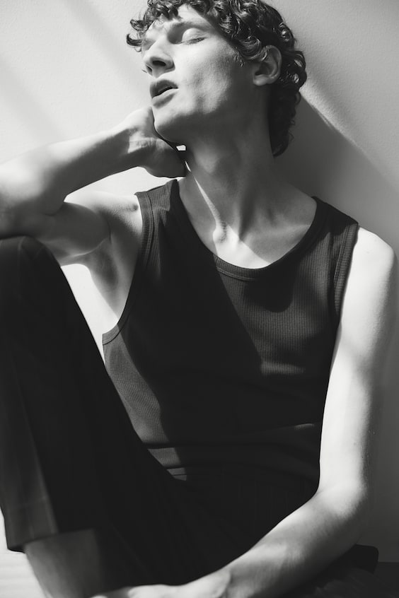HM Geripptes Tanktop in Slim Fit Rabatte dieses Monats