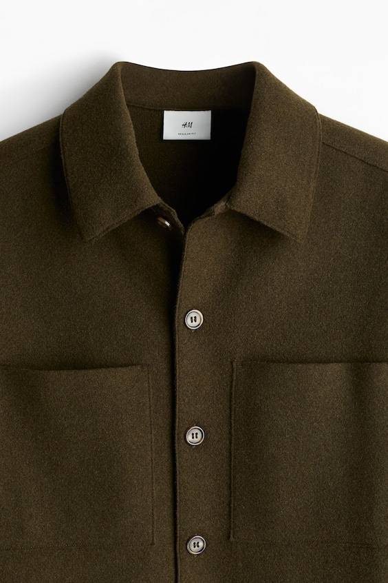 HM Overshirt aus Wollmix Regular Fit 2025