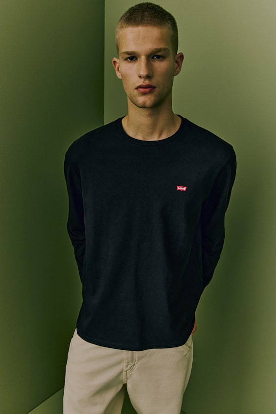 HM Men's Original Housemark Long-sleeve T-shirt Hotsell