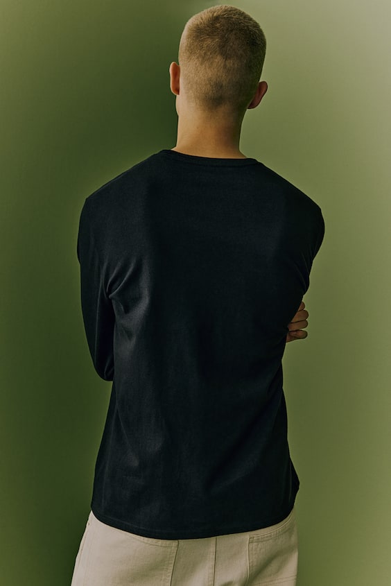 HM Men's Original Housemark Long-sleeve T-shirt Hotsell