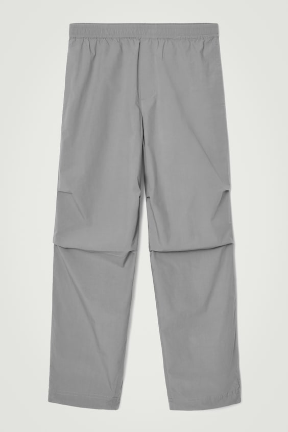 HM BAUMWOLLHOSE MIT WEITEM BEIN UND ELASTISCHEM BUND Schlussverkauf