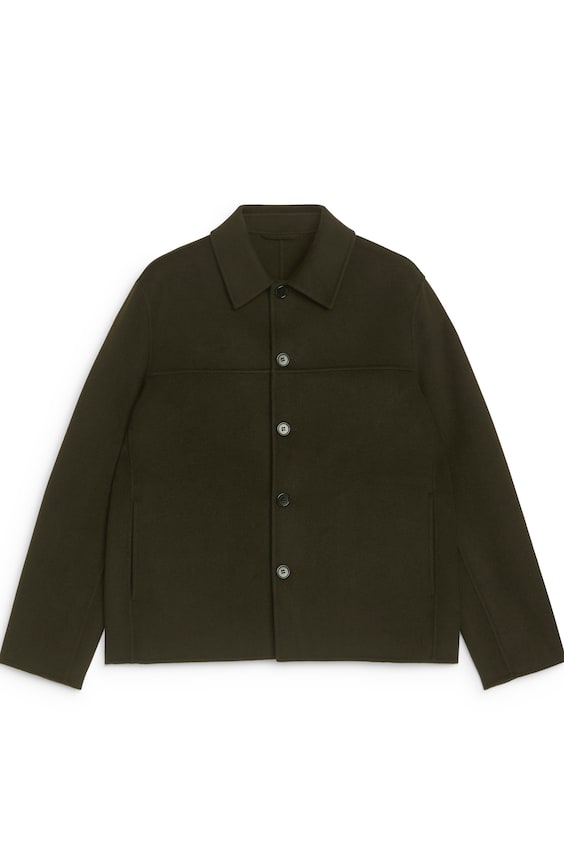 HM Doubleface-Jacke aus Wollmischung Kostenloser Versand