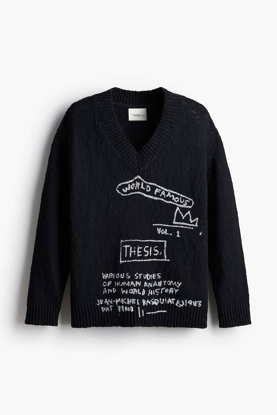HM V-Pullover aus Baumwolle in Loose Fit Fabrikpreis