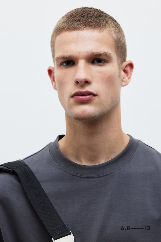 HM Bedrucktes T-Shirt in Loose Fit Versandkostenfrei