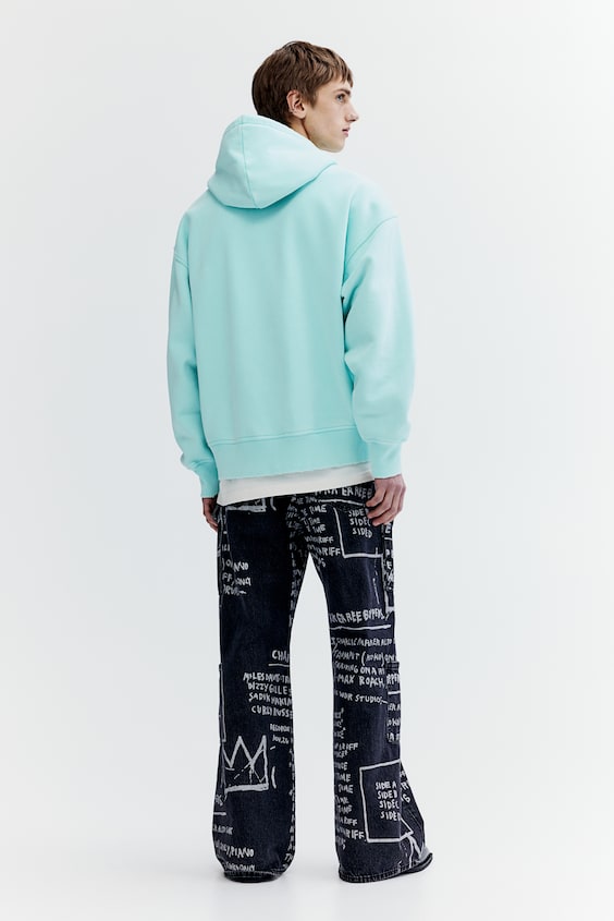 HM Hoodiejacke aus Baumwolle in Oversized Fit Weihnachtsangebot