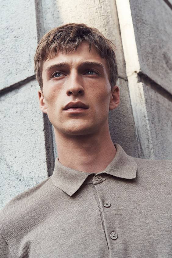HM Feinstrick-Poloshirt in Slim Fit Wochenangebot