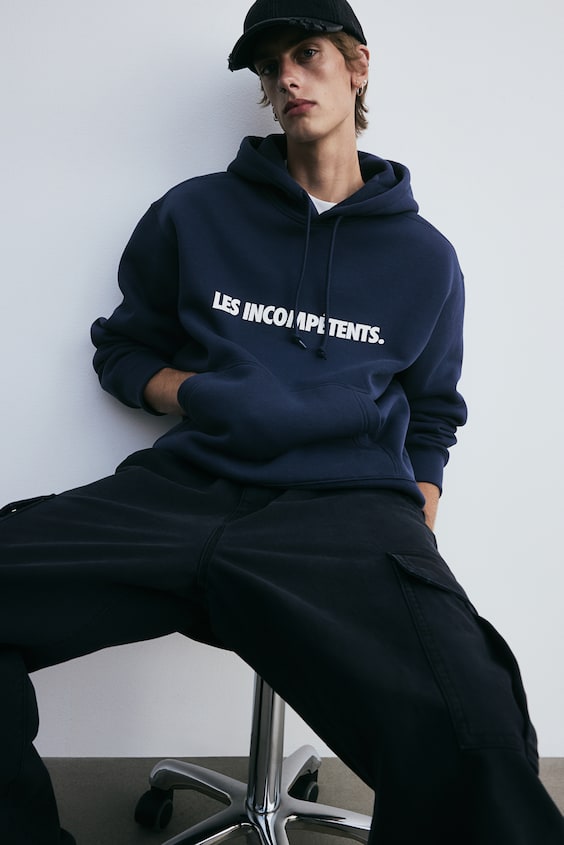 HM Bedruckter Hoodie in Oversized Fit JETZT KAUFEN