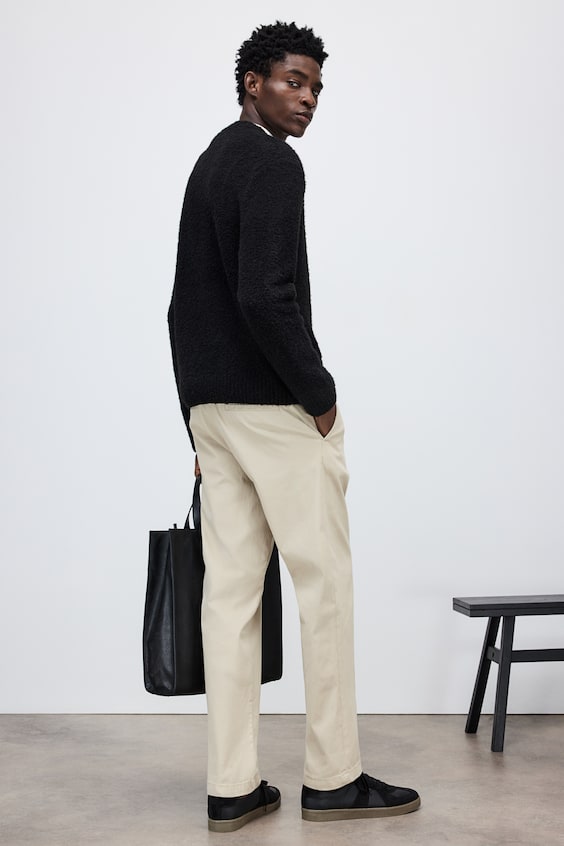 HM Baumwollchino in Regular Fit Neueste Stile