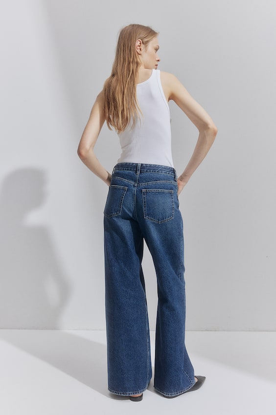 HM Weite Jeans Nur noch ein Tag übrig