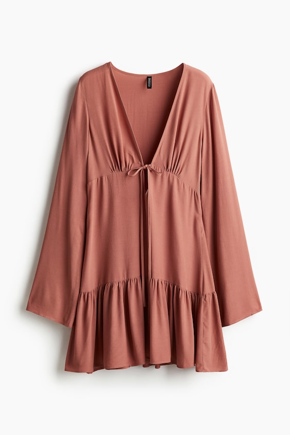 HM Kleid mit V-Ausschnitt Clearance-Verkauf