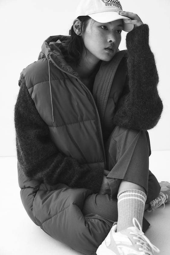 HM Puffer-Weste mit Kapuze Outlet