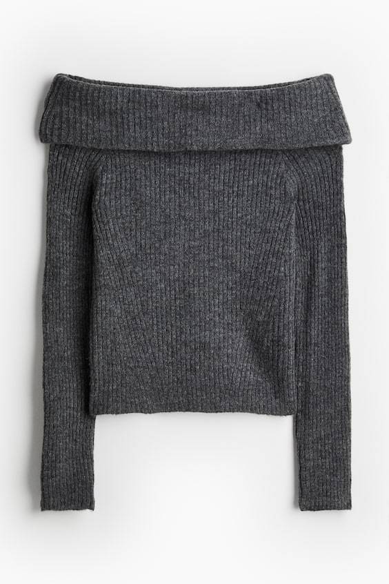 HM Schulterfreier Pullover Sonderangebot