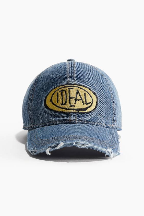 HM Cap aus Denim mit Motivstickerei Günstig kaufen