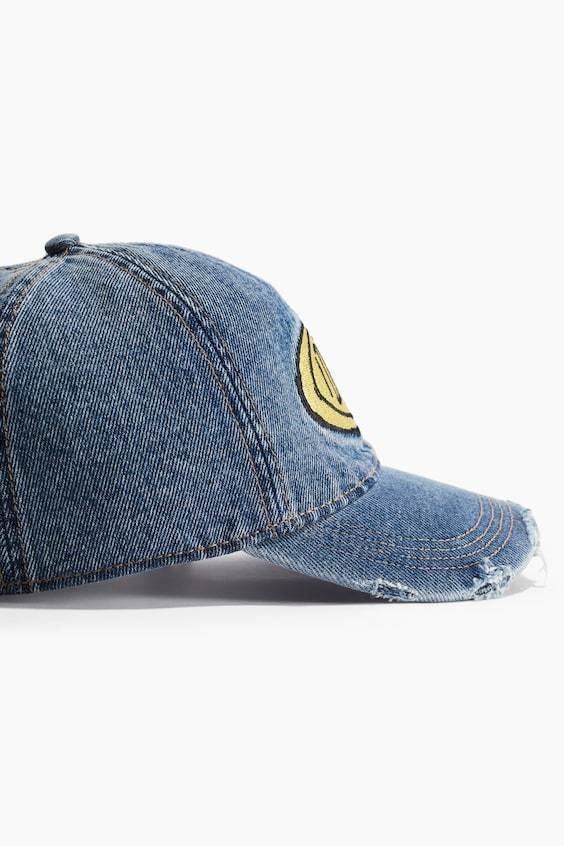 HM Cap aus Denim mit Motivstickerei Günstig kaufen